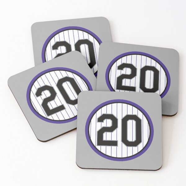 Item preview, Ian Desmond #20 Jersey Number designed and sold by StickBall.