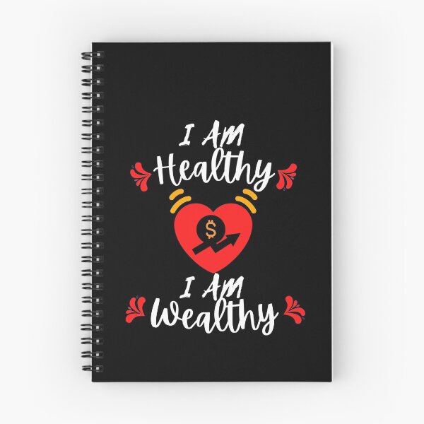 Item preview, I Am Healthy I Am Wealthy designed and sold by Vibing-Right.
