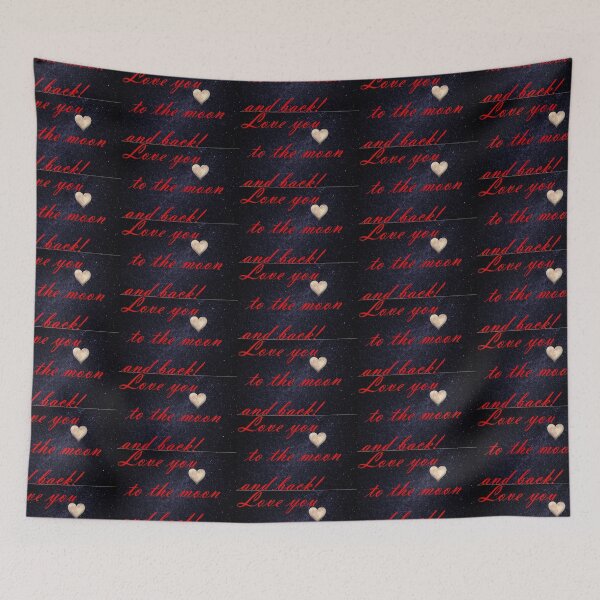 Item preview, Love you to the moon and back! designed and sold by DomGDesign.
