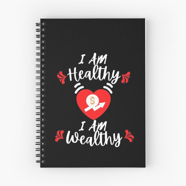 Item preview,  I Am Healthy I Am Wealthy designed and sold by Vibing-Right.