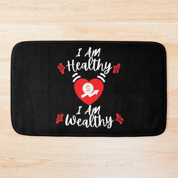 Item preview,  I Am Healthy I Am Wealthy designed and sold by Vibing-Right.