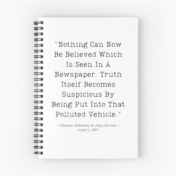 Item preview, THOMAS JEFFERSON MEDIA BIAS designed and sold by Conservatism.