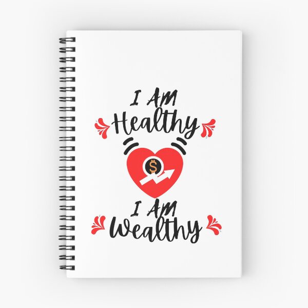 Item preview,  I Am Healthy I Am Wealthy designed and sold by Vibing-Right.