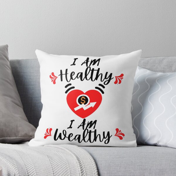 Item preview,  I Am Healthy I Am Wealthy designed and sold by Vibing-Right.