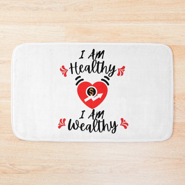 Item preview,  I Am Healthy I Am Wealthy designed and sold by Vibing-Right.