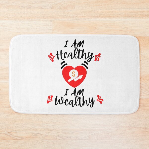 Item preview, I Am Healthy I Am Wealthy designed and sold by Vibing-Right.