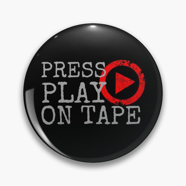 Item preview, Press Play On Tape Red Play Button Design designed and sold by SweetAndSpice.