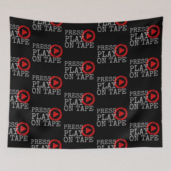 Item preview, Press Play On Tape Red Play Button Design designed and sold by SweetAndSpice.