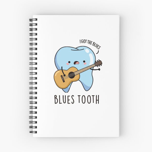 Item preview, Blues Tooth Funny Dental Music Puns  designed and sold by punnybone.