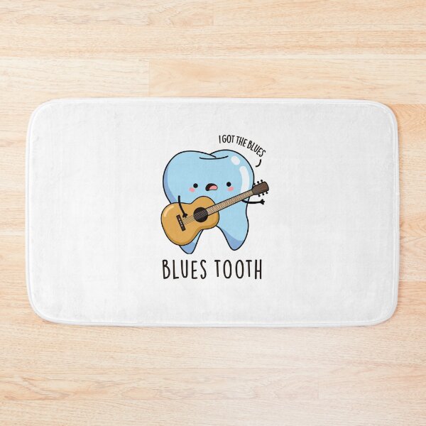 Item preview, Blues Tooth Funny Dental Music Puns  designed and sold by punnybone.