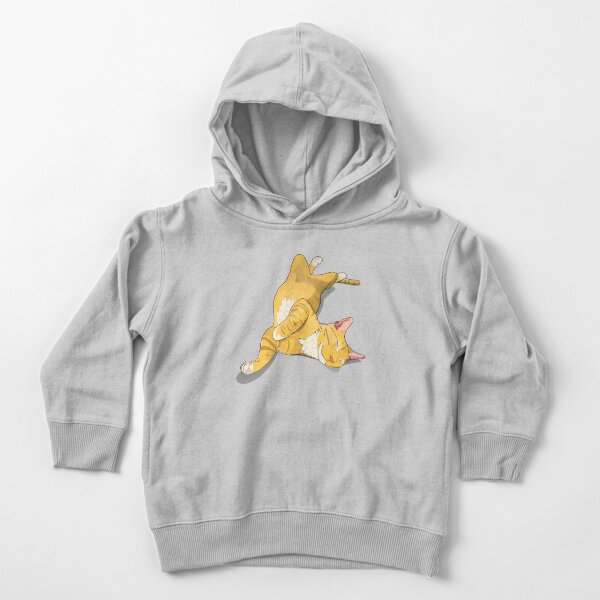 Schlafende Tabbykatze Kleinkind Hoodie