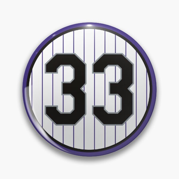 Item preview, Larry Walker #33 Jersey Number designed and sold by StickBall.