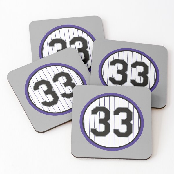 Item preview, Larry Walker #33 Jersey Number designed and sold by StickBall.