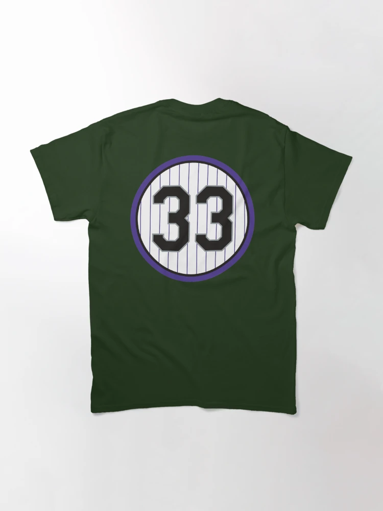 Larry Walker #33 Jersey Number Sticker for Sale by StickBall