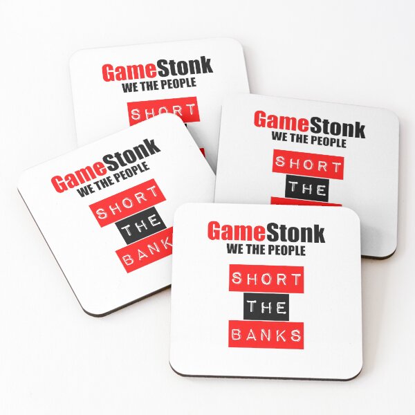 Item preview, Gamestop, Gamestonk We the people GME, Short The Banks   designed and sold by BitcoinBros.