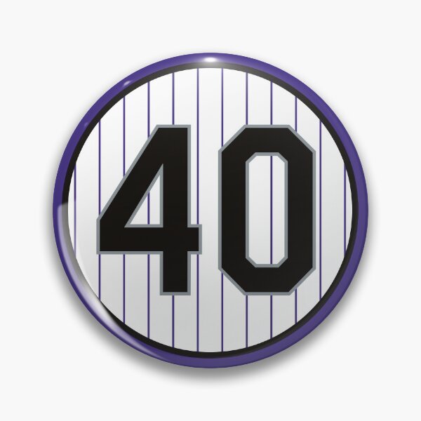 Item preview, Brian Fuentes #40 Jersey Number designed and sold by StickBall.