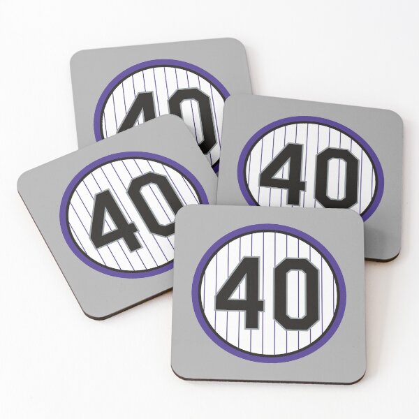 Item preview, Brian Fuentes #40 Jersey Number designed and sold by StickBall.