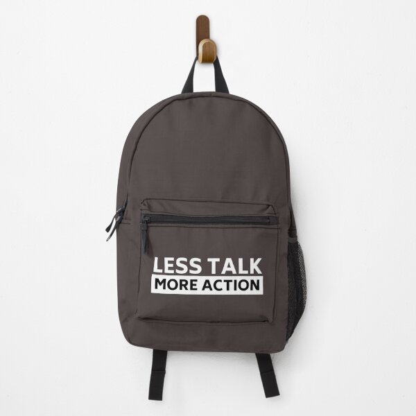 Item preview, Less Talk More Action, Inspirational/Motivational Design designed and sold by The 90's Clothing.