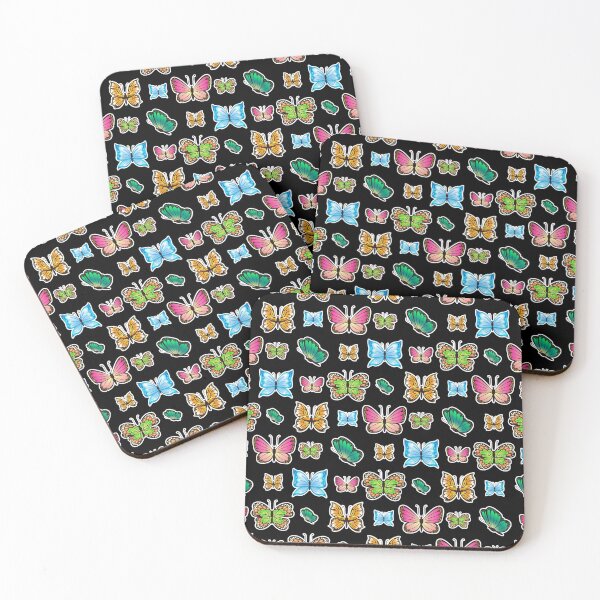 Item preview, Various Colorful Butterflies Pattern Butterfly Gift Nature Insects designed and sold by TheButtonCrew.