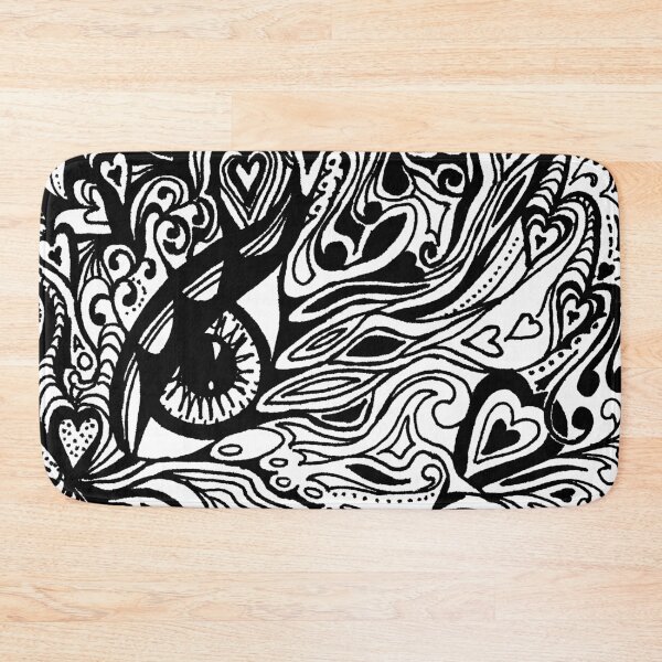 Item preview, I Have Got My Eye On You Miniature Tangle 14 Black designed and sold by Heatherian.