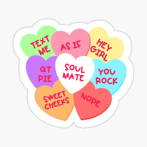 Valentine’s Conversation Hearts Pt. 2 Sticker