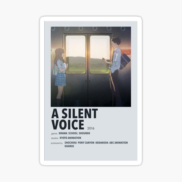 A Silient Voice Exhibtion Sticker