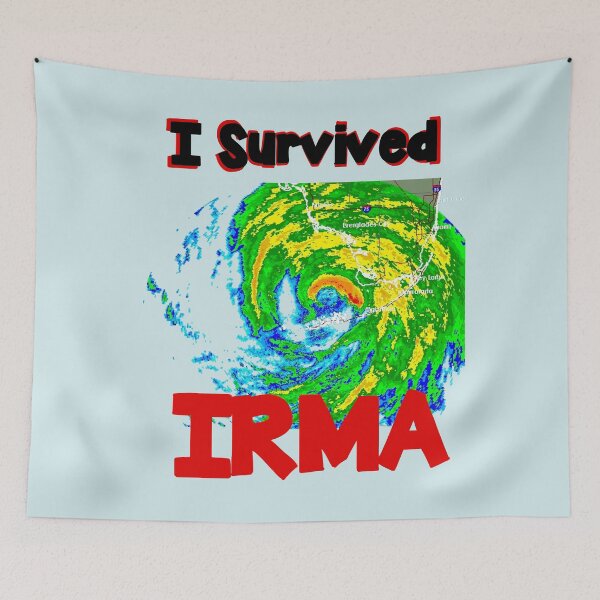 Item preview, I SURVIVED Hurricane IRMA by Orikall designed and sold by HippieWorks.