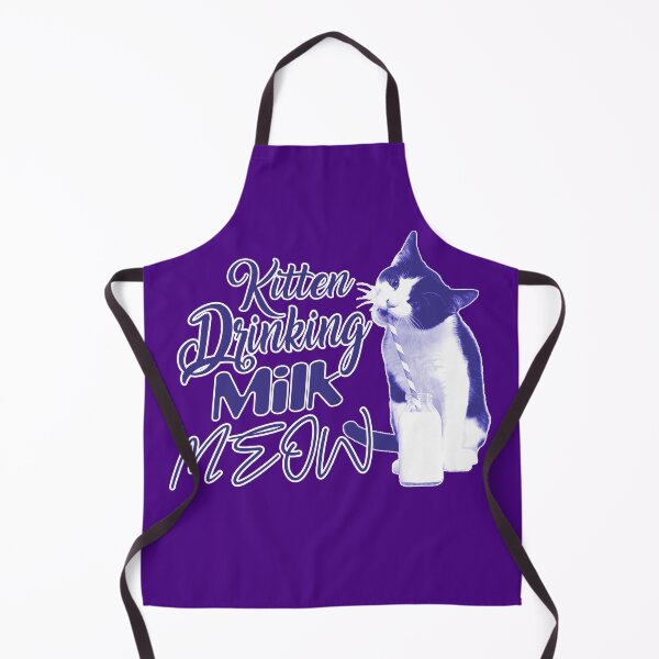 Item preview, KITTEN DRINKING MILK MEOW designed and sold by Printshophub.