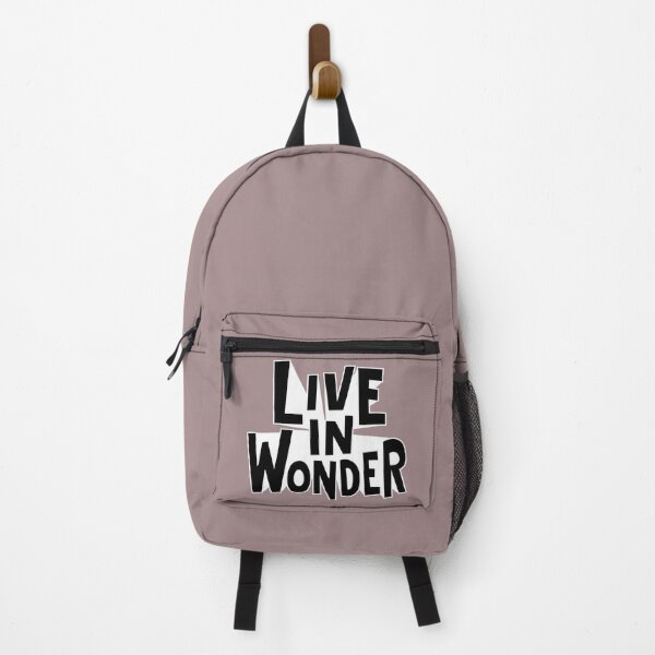 Item preview, Live In Wonder, Inspirational/Motivational Design designed and sold by The 90's Clothing.