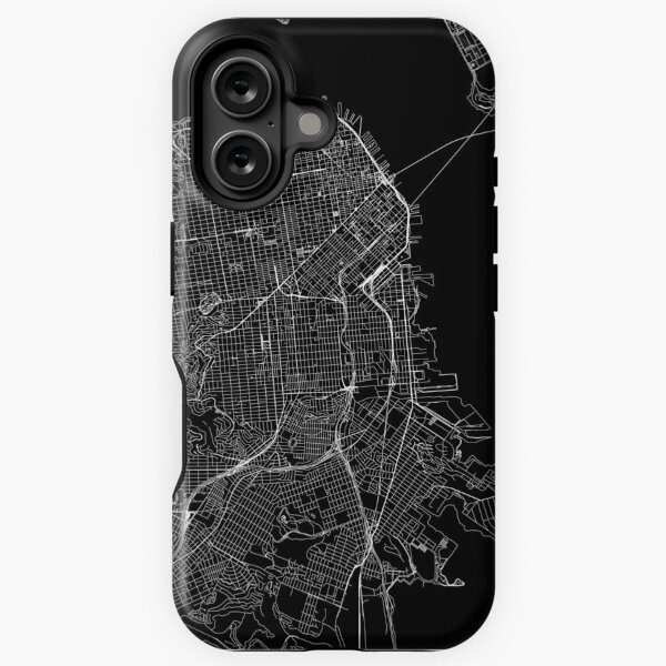 Item preview, San Francisco Black Map designed and sold by multiplicitymap.