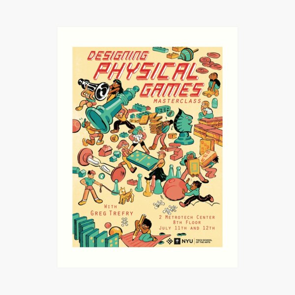 Greg Trefry: Designing Physical Games Art Print