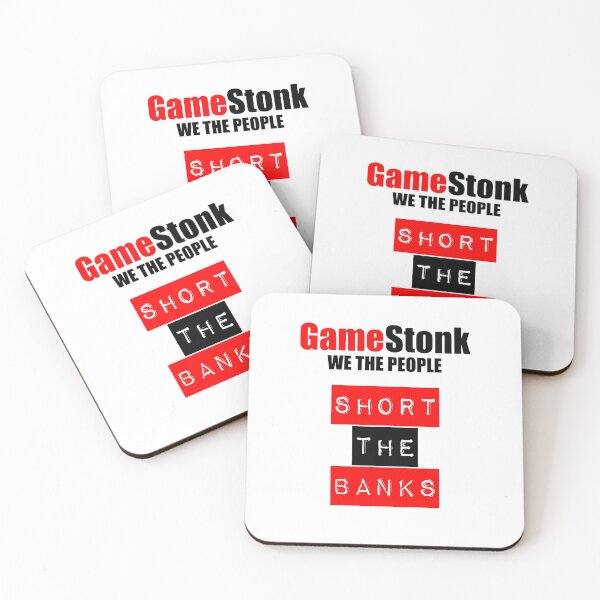 Item preview, Gamestop, Gamestonk We the people GME, Short The Banks   designed and sold by BitcoinBros.