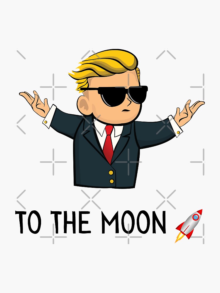 "Wall Street Bets To The Moon Funny Reddit WSB kid