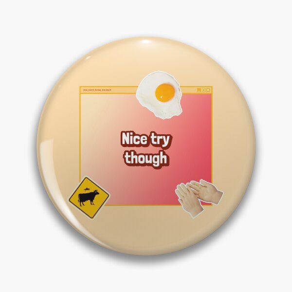 Item preview, Nice Try Though designed and sold by AladdinMktgs.