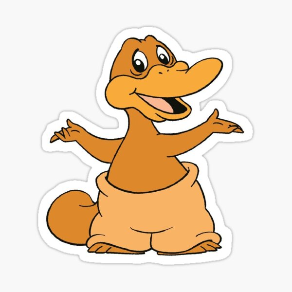 Vista previa del artículo con la obra «Blinky Bill - Ornitorrinco», diseñado y vendido por squigglebee.