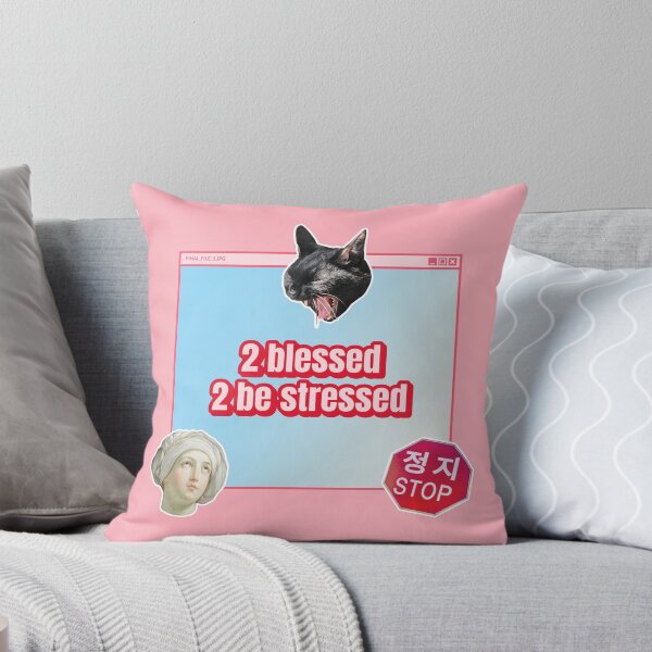 Item preview, 2 blessed 2 be stressed designed and sold by AladdinMktgs.