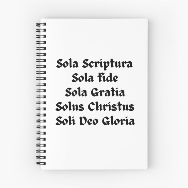 Item preview, The Five Solas - Christianity designed and sold by ElementJourney.