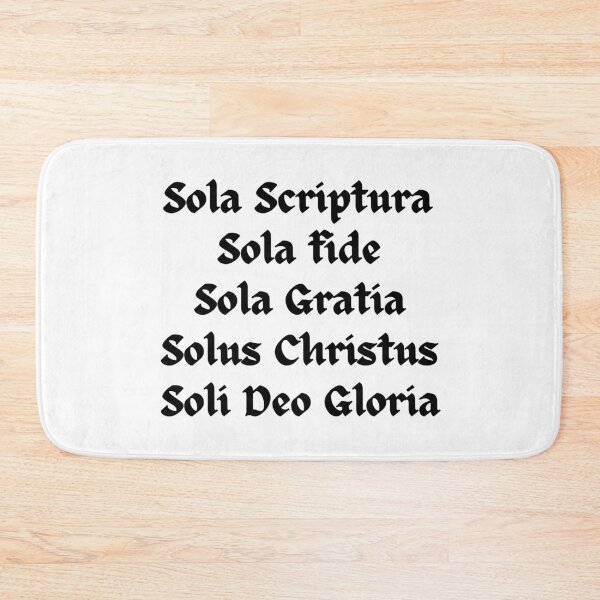Item preview, The Five Solas - Christianity designed and sold by ElementJourney.