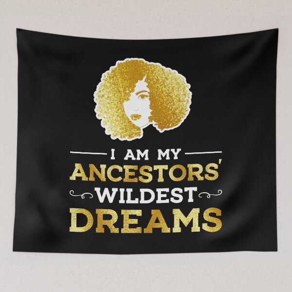 Item preview, I Am My Ancestors' Wildest Dreams Gifts For Black Women designed and sold by topdesignarts.
