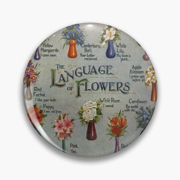 Item preview, Language of Flowers print on gifts, stickers, apparel, home decor,  PRICES VARY.    https://lduke47.redbubble.com  designed and sold by lduke47.