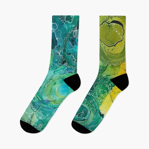 Item preview, Green and Yellow Circular Thinking designed and sold by Lois Gardiner.
