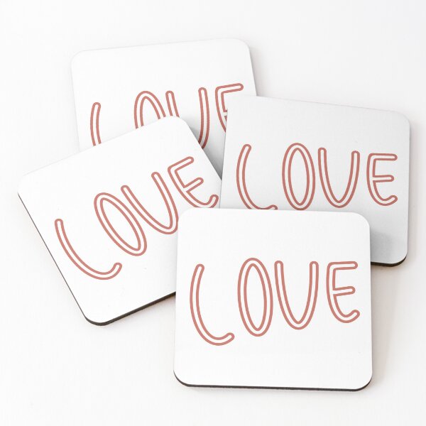 Item preview, Dark Pink Love Outline designed and sold by SM27335.
