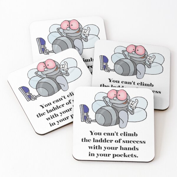 Item preview, You can't climb the ladder of success with your hands in your pockets. designed and sold by AhMath.