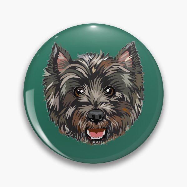 Item preview, Dark Cairn Terrier designed and sold by Michelle Phong.