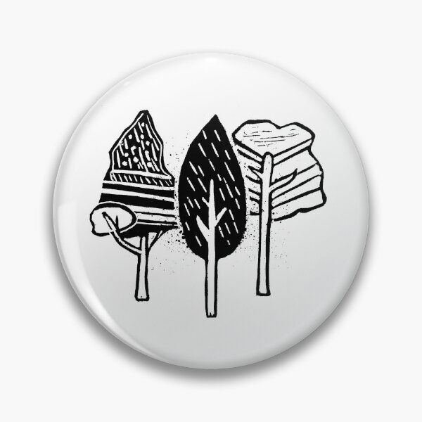 Item preview, Linoleum print tree designed and sold by gzdgur.