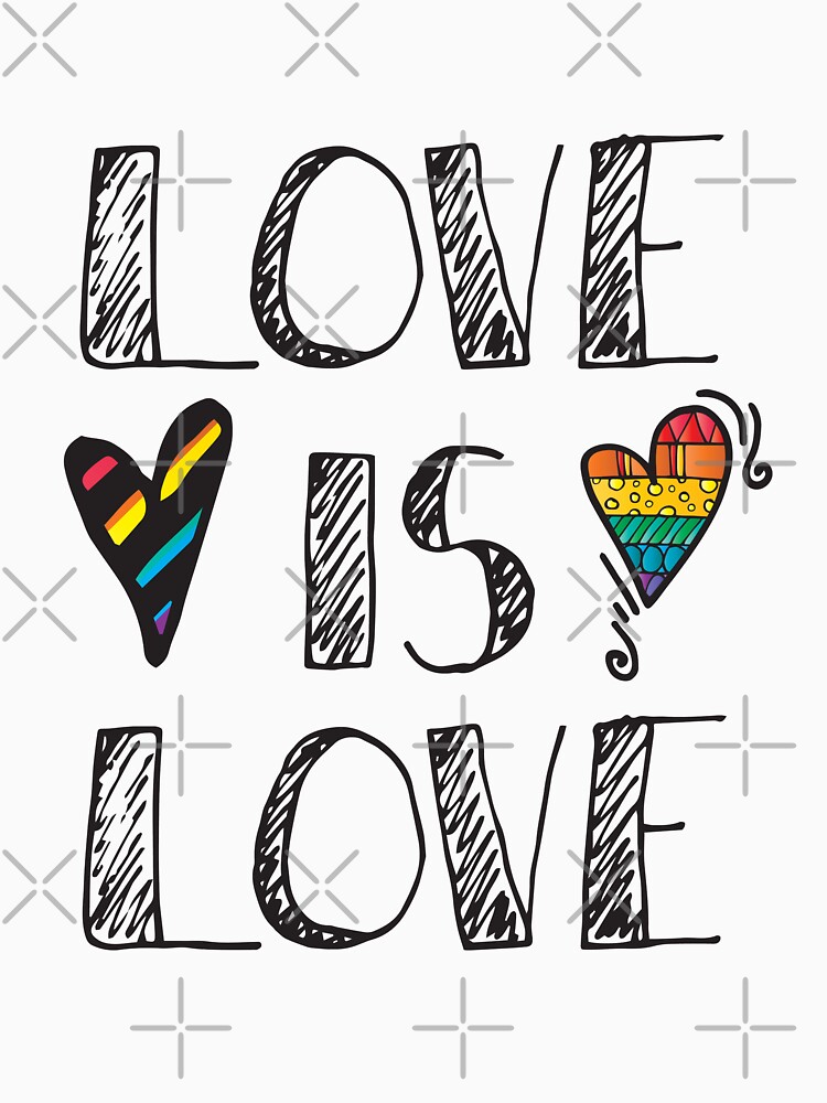 Love Is Love Doodles LGBT by gyenayme