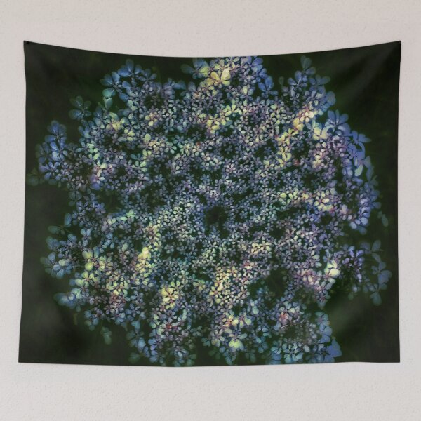 Item preview, Queen Anne's Lace in Blue and Yellow designed and sold by The Rage Garden.