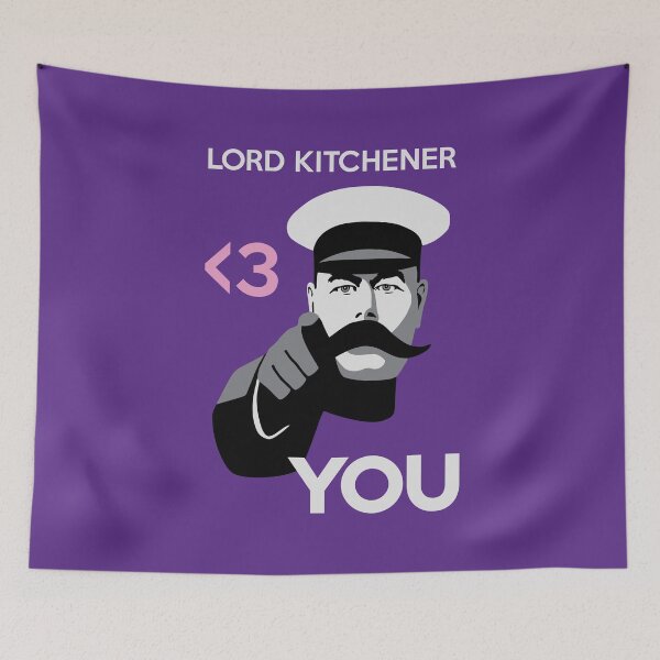 Item preview, Lord Kitchener Hearts You designed and sold by Steve Lovelace.