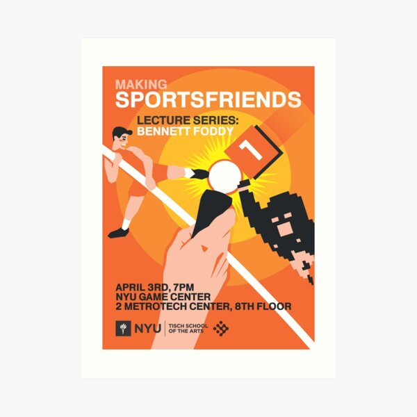 Bennett Foddy: Making Sportsfriends Art Print