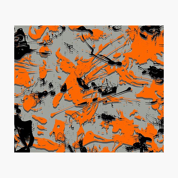 Item preview, Salpicaduras de naranja y espalda designed and sold by Coffinstaple.
